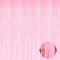 6 Pack Macaron Pink Foil Fringe Curtain Backdrop, 3.28Ft x 8.2Ft Metallic Tinsel Foil Fringe Streamer Curtains for Photo Booth